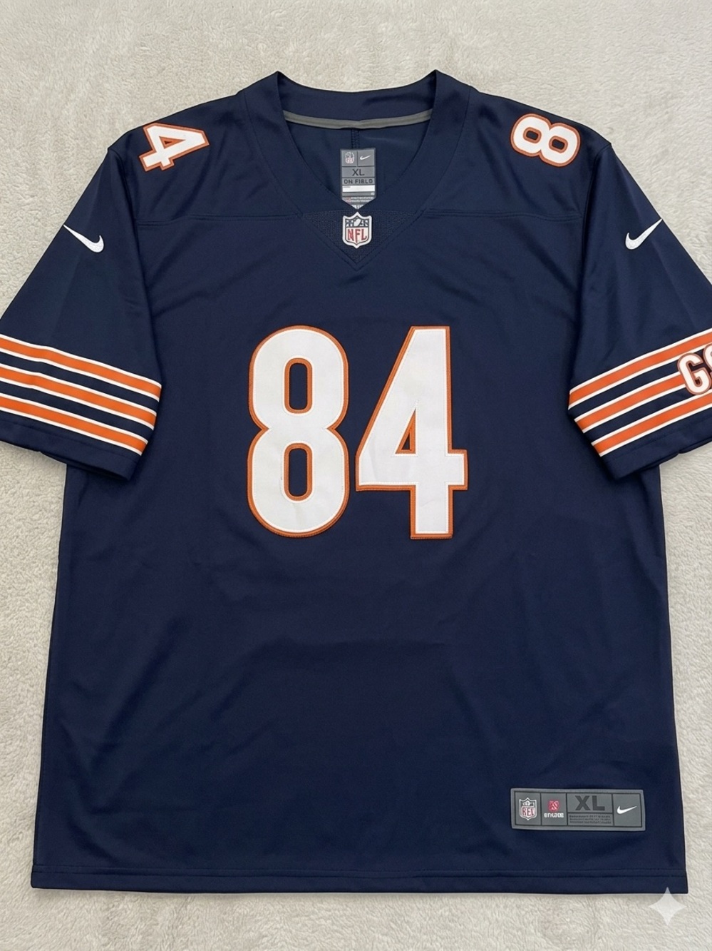 Colston Loveland Chicago Bears Nike On Field Navy Jersey #84 Size XL